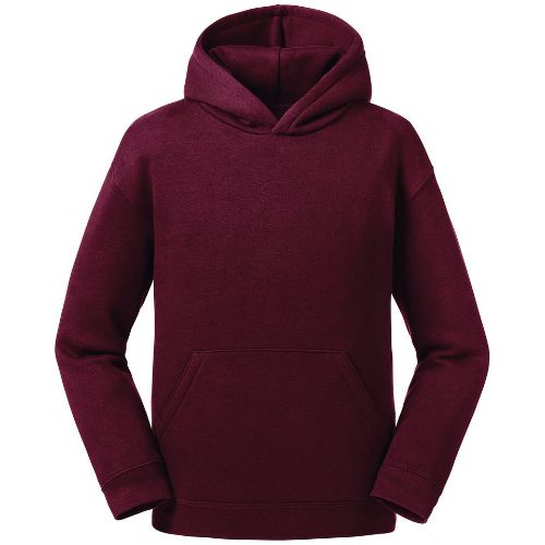 Russell Europe Kids Authentic Hooded Sweatshirt Burgundy